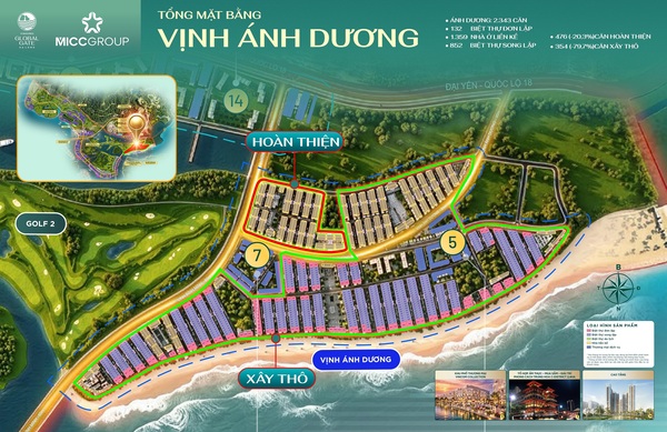 Vịnh Bình Minh - CĂN Ô THOÁNG LIỀN KỀ XÂY THÔ 96m2 - Phân Khu Châu Mỹ- Vinhomes Hạ Long Xanh (Vinhomes Global Gate Hạ Long)