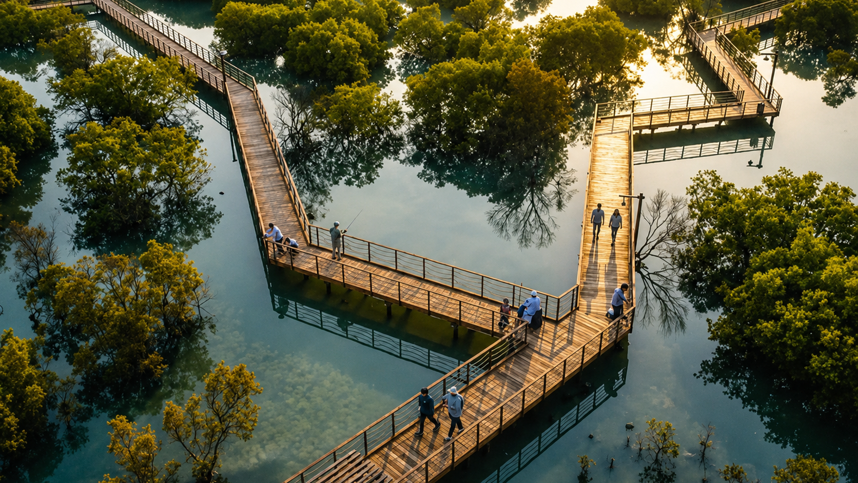 Công Viên Rừng Ngập Mặn Wonder Mangrove – Lá Phổi Xanh 800ha Của Vinhomes Hạ Long Xanh